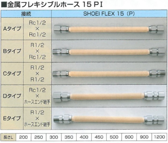 低圧金属フレキ管シリーズ Lpg用 Utic 4 フレキ屋 Com おちゃのこ店